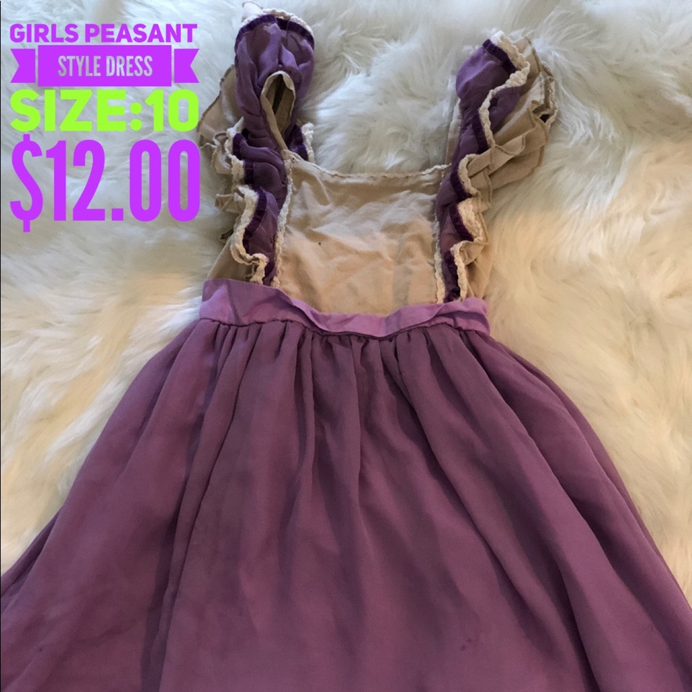 Girls Purple  Dress